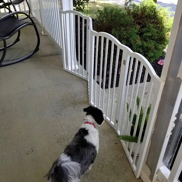 Dog gate clearance for deck