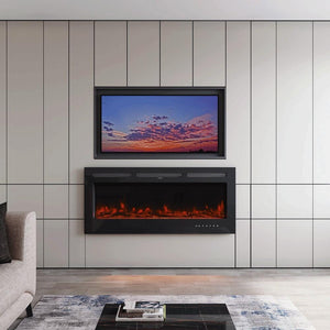 Wall-Mounted Fireplace