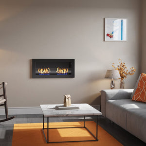 Wall-Mounted Fireplace