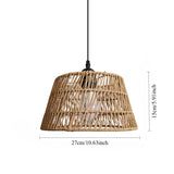 Lightsin Handcrafted Warm Rustic Paper Rope Pendant Light Lightsin UK 