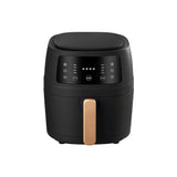 Sleek Black 8L Touchscreen Air Fryer - Intuitive Controls for Convenient Cooking Kitchen Appliances Living and Home 