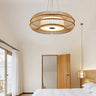 Lightsin Drum-Shaped Hanging LED Bamboo Pendant Light Lightsin UK 45cm Dia 