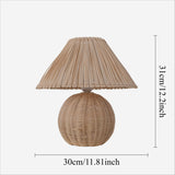 Lightsin Eco-friendly Handwoven Rattan Table Lamp Lightsin UK 