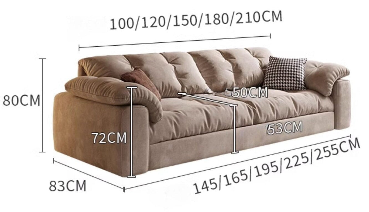 Cottonfy Multifunctional Sleeper 3 Seater Sofa Bed with Storage Space Cottonfy UK 