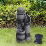 Outdoor 2.4W Solar-Powered Water Fountain Outdoor Decor Fountains Living and Home 