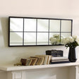 150cm H Contemporary Black Window Full Length Leaner Wall Mirror Wall Mirrors Living and Home 