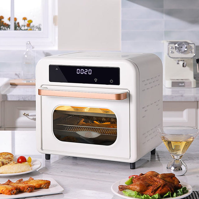 15L Smart Versatile Air Fryer Toaster Oven with Accessories Tools Air Fryers Living and Home 