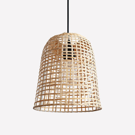 Lightsin Eco-Friendly Natural Woven Bamboo Pendant Light for Cozy Ambiance Lightsin UK 