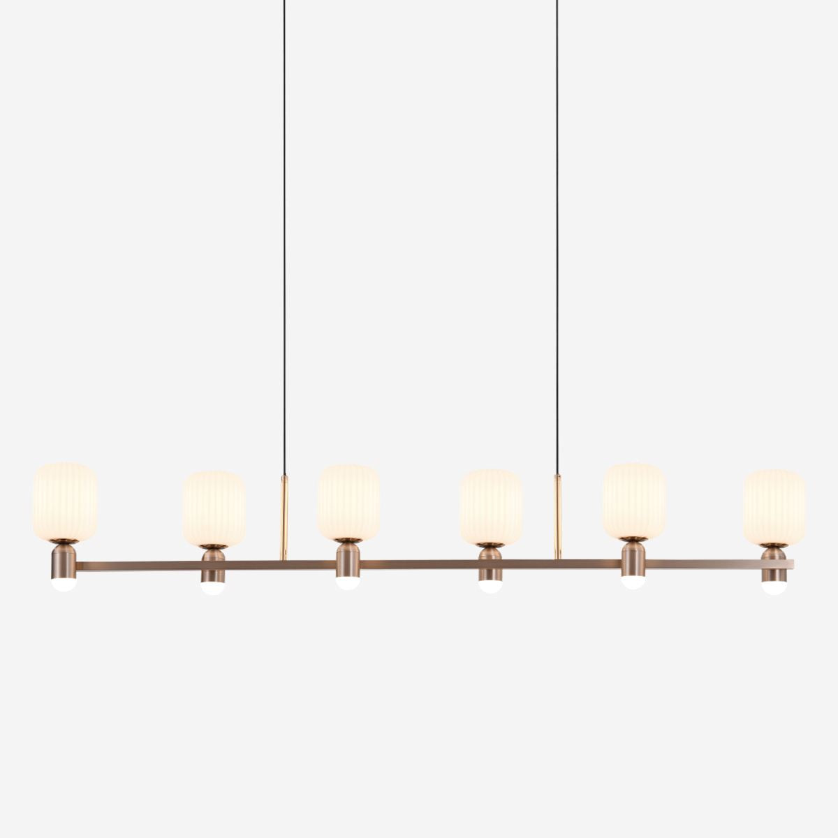 Lightsin Modern Minimalist Luxury Bronze Chandelier with Acrylic Shades Lightsin UK 