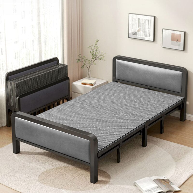 Grey Portable Folding Guest Bed Living and Home 