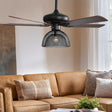 Industrial 5-Blade Ceiling Fan Light with Remote Ceiling Fans Living and Home 