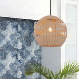 Lightsin Boho-Chic Handcrafted Rattan Pendant Light with Warm Ambient Glow Lightsin UK 