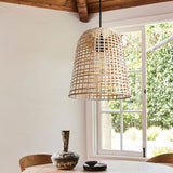 Lightsin Eco-Friendly Natural Woven Bamboo Pendant Light for Cozy Ambiance Lightsin UK 