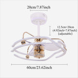 Lightsin Modern Ceiling Fan Light with Remote Control Low-Noise Adjustable Fan Light Lightsin UK 