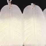 Lightsin Modern Glass Feather-Inspired Dimmable Pendant Light Lightsin UK 