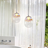 Lightsin Pendant Ceiling Light with Elegant Nebula Coloured Glass Lightsin UK 