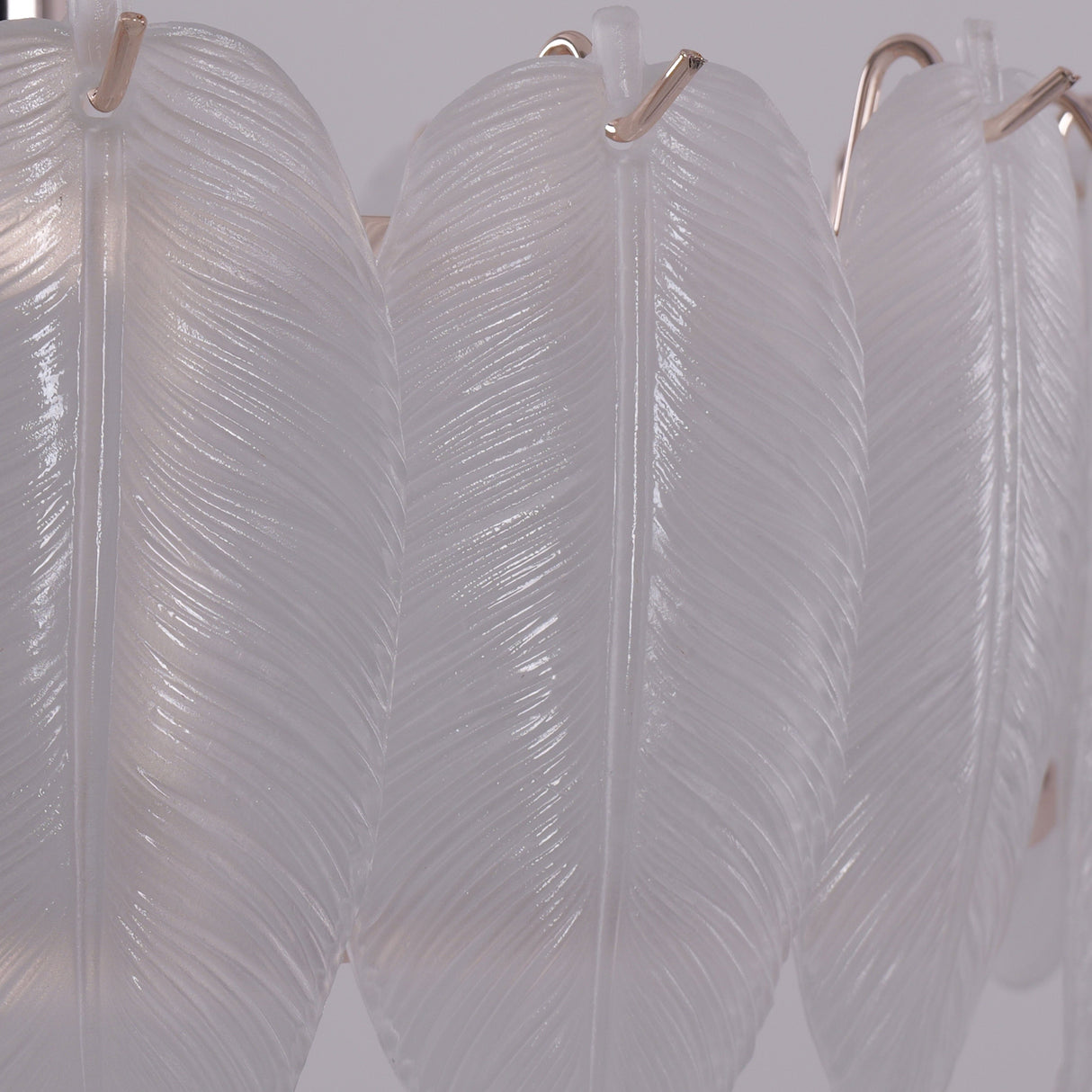 Lightsin Modern Glass Feather-Inspired Dimmable Pendant Light Lightsin UK 