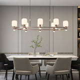 Lightsin Modern Minimalist Luxury Bronze Chandelier with Acrylic Shades Lightsin UK 