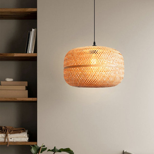 Lightsin Natural Bamboo Woven Pendant Light for Warm Ambient Spaces Lightsin UK 