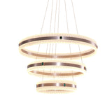 Lightsin Elegant Gold Interwoven Ring Pendant Light Lightsin UK 