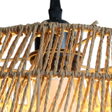 Lightsin Handcrafted Warm Rustic Paper Rope Pendant Light Lightsin UK 