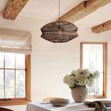 Lightsin Eco-Friendly Handwoven Rustic Farmhouse Rattan Pendant Light Lightsin UK 