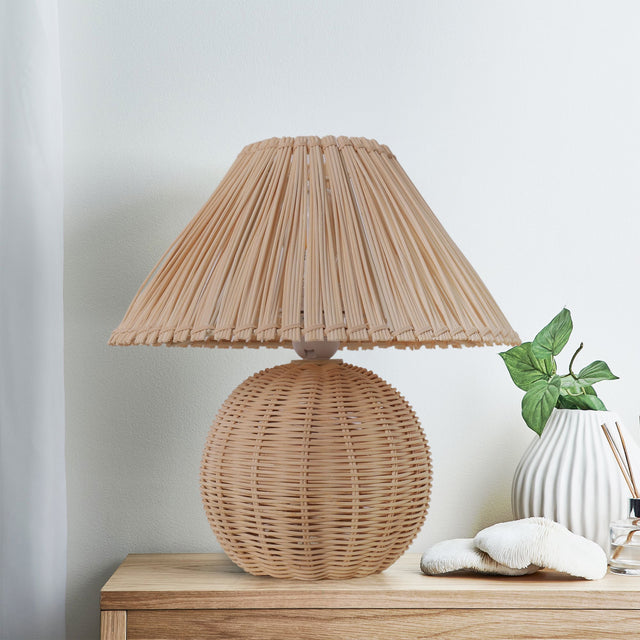 Lightsin Eco-friendly Handwoven Rattan Table Lamp Lightsin UK 