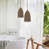 Lightsin Natural Grass Pendant Light for Kitchen and Dining Spaces Lightsin UK In Stock 