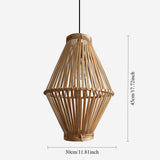 Lightsin Sustainable Geometric Bamboo Pendant Light Lightsin UK 