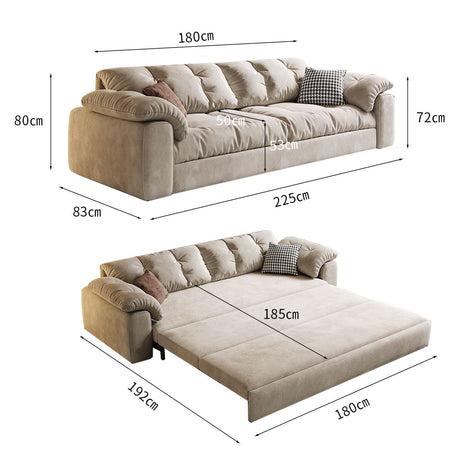 Cottonfy Multifunctional Sleeper 3 Seater Sofa Bed with Storage Space Cottonfy UK Small 3-Seater 