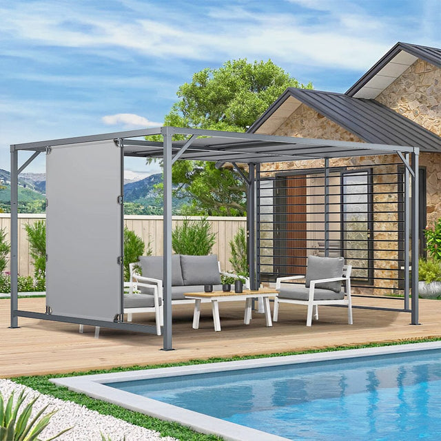 Premium Modern Aluminum Pergola for Outdoor Spaces Living and Home 