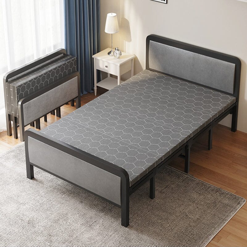 Grey Portable Folding Guest Bed Living and Home 