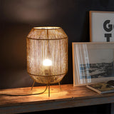 Lightsin Handcrafted Paper Rope Table Lamp Perfect for Living Rooms Lightsin UK 