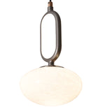 Lightsin Cloud Glass Pendant Light with Tri-Colour LED and Metal Frame Lightsin UK 