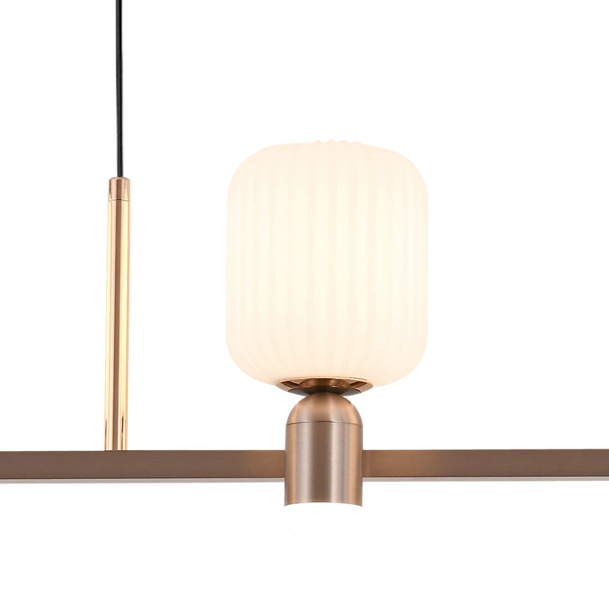 Lightsin Modern Minimalist Luxury Bronze Chandelier with Acrylic Shades Lightsin UK 