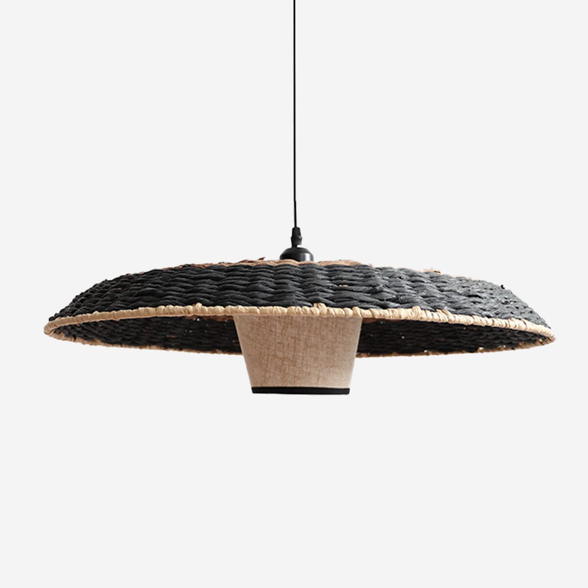 Lightsin Stylish Two-Tone Handwoven Pendant Light Fixture Lightsin UK 