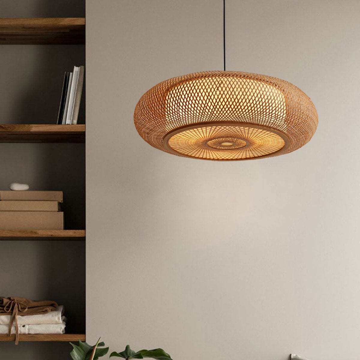 Lightsin Natural Bamboo Pendant Light for Warm Ambiance Décor Lightsin UK 