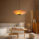 Lightsin Serene Wood Veneer LED Pendant Light with Tranquil Disc Design Lightsin UK S 