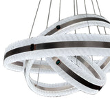 Lightsin Elegant Gold Interwoven Ring Pendant Light Lightsin UK 