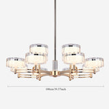 Lightsin Luxury Metal Chandelier for Living Room with Tri-Colour Lighting Options Lightsin UK 