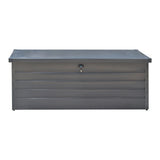 600L Metal Outdoor Garden Storage Box Lockable Garden Storage Boxes Living and Home 