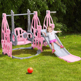 3 in 1 Kids Swing and Slide Set Toddler Climber Playset Swing & Slide Living and Home 