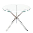 Dining Table Round Tempered Glass Coffee Table Living and Home 