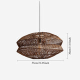 Lightsin Eco-Friendly Handwoven Rustic Farmhouse Rattan Pendant Light Lightsin UK 