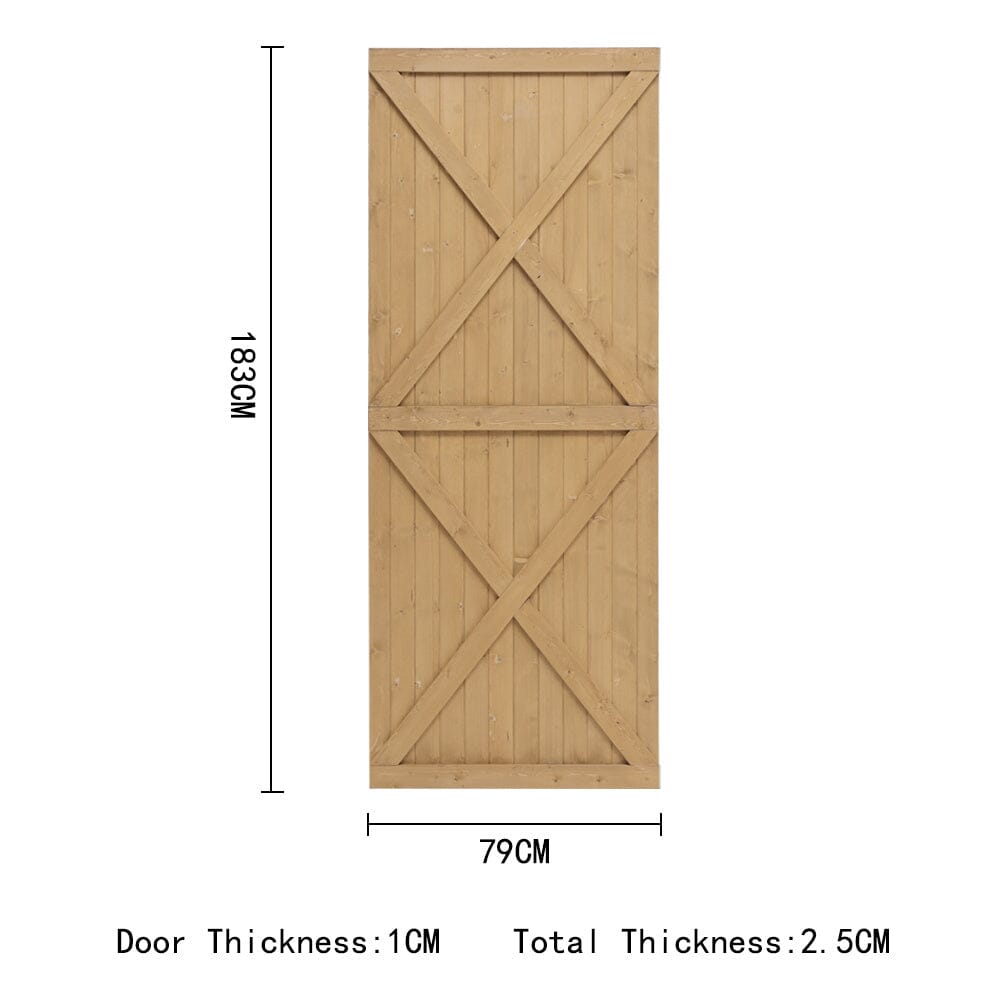 Garden Flat Top Pine Wood Gate Kit With Screw Kit Garden Gates Living and Home 