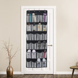 24 Pocket Fabric Door Hanging Storage Bag with Hooks Shelves & Racks Living and Home 