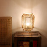 Lightsin Handcrafted Paper Rope Table Lamp Perfect for Living Rooms Lightsin UK 