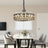 Lightsin Opulent Crystal Elegance Adjustable Pendant Light Lightsin UK Size A In Stock 