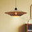 Lightsin Handcrafted Black Natural Earthy Tones Bamboo Pendant Light Lightsin UK D40cm In Stock 