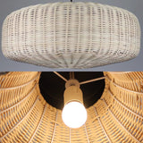 Lightsin Handwoven Rattan Pendant Light Rustic Charm with Elegant Touch Lightsin™ 